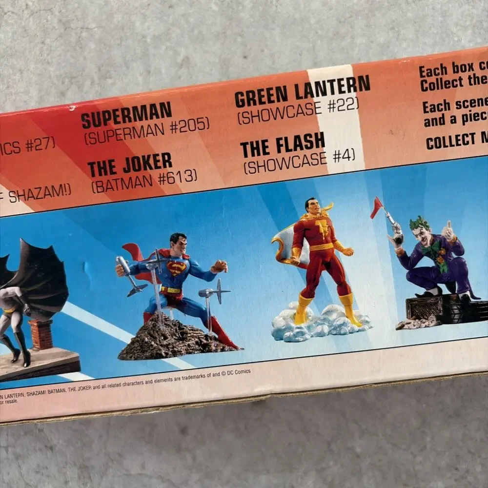 DC Direct WHO'S WHO Mystery Box Series 1 Display Set - 6 Mini-Scenes & Batmobile